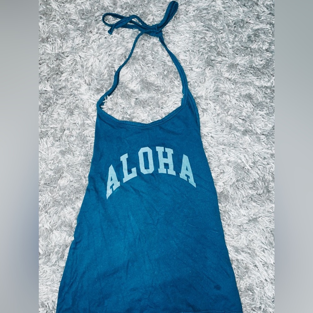 Aloha Hawaiian Tie American Eagle Top